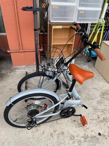 【折り畳み自転車】【自転車】20インチ  管理番号12805