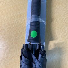 シェッドレイン ボルテックス ワンプッシュ ゴルフ傘 ブラック/グリーン　親骨の長さ 157.5 cm　グラスファイバー製シャフトの画像