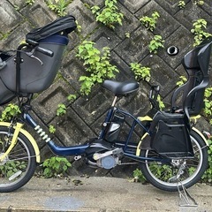電動アシスト自転車　Panasonic ギュットクルーム3人