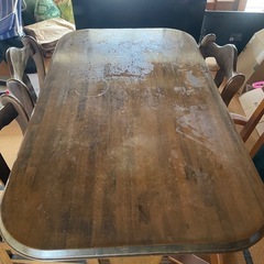 【受付再開】ダイニングテーブル　チェア　セットの画像