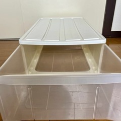 【5月30日まで】衣装ケース プラスチック収納ケース 4つ　の画像