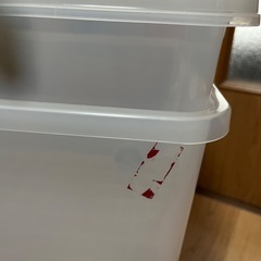 【美品】衣装ケースx2個　キャスター付　日本製 350Lの画像