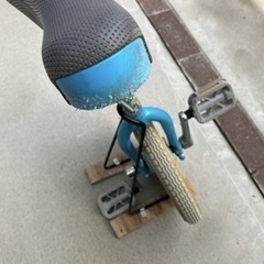 一輪車　14インチ　スタンド付　ブリヂストン　の画像