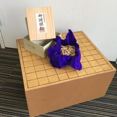 ○【駒・将棋盤セット】天童特産御将棋駒 将棋盤35×30.5×2...