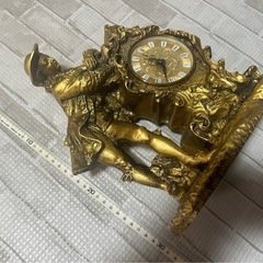 英国アンティーク　置き時計の画像