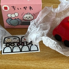 ちいかわ(ラッコのドライブころころメジャー)ハッピーセットのおもちゃの画像