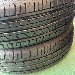 ほぼ、決まりました。中古タイヤ2本 程度良い 155/65R14 75S ヨコハマ ブルーアースES32(低燃費)  2023年製造の画像