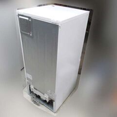 高年式!! 冷蔵庫 121L 2024年製 Haier JR-NF121B ホワイト 2ドア 右開き 幅49.5cm 100Lクラス 引き出し式クリアバスケット 家電 単身 一人暮らし ハイアール 苫小牧西店の画像