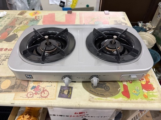 ☆ジモティ割あり☆ PALOMA ガスコンロ 21年製 動作確認／クリーニング