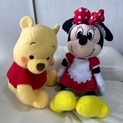 ぬいぐるみ　プーさん　ミニーちゃん　　　