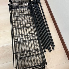 【状態⭕️】ニトリスチールラックの画像