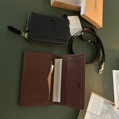 新品3点セット/名刺入れ/小銭入れ／ストラップの画像