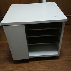 オフィス用品　スチール製キャスター付きコピー台