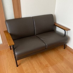 スイデコ　2人用ソファ(合皮)