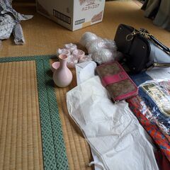 バッグ　徳利　結城しぼり　coach財布の画像