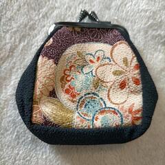 未使用 和柄 がま口 財布 小物入れの画像