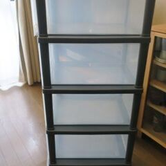 【中古/10年以上】差し上げます！カラーボックス5段｜34㎝（W...