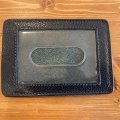 IL BISONTE イルビゾンテ パスケース 黒✨上質レザー／美品！の画像