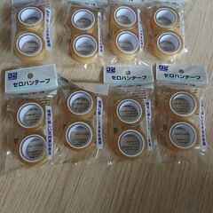 セロハンテープ8個