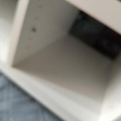 白 テレビ台  ローテーブルの画像