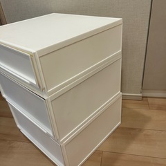 ニトリ　マルチ収納　三個セットの画像