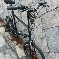 若者に人気のブランド ご成約】ブラック ミニベロ 20インチ スチールフレーム自転車 (y 自転車本体