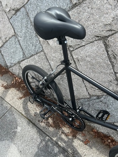 ご成約】ブラック ミニベロ 20インチ スチールフレーム自転車 (y