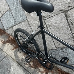 ご成約】ブラック ミニベロ 20インチ スチールフレーム自転車 (y