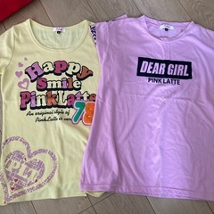ピンクラテTシャツ５枚、レピピアルマリオ　ショートパンツ１枚のセットの画像