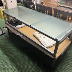 ガラステーブルテレビ台
