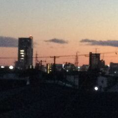 富久山町アパート2階　1K　眺望良好