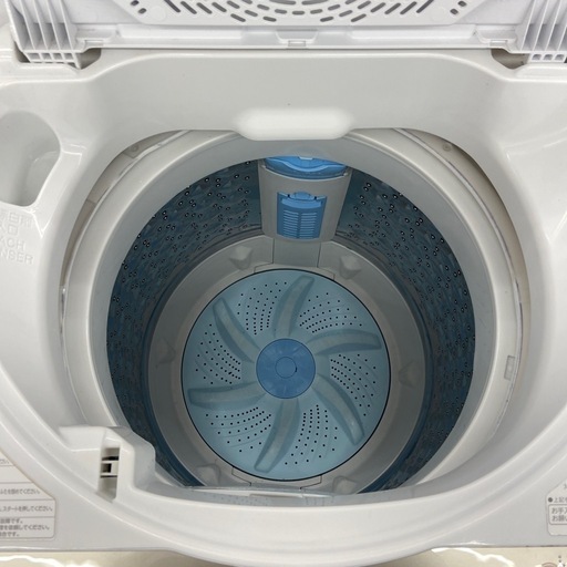 東芝 7.0kg 全自動洗濯機:2022年製【リサイクルフカツ岡崎倉庫店】250525SM