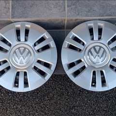 【VW】アップ UP! 純正ホイールカバー(スチールホイール付き...
