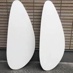 DIY用等　楕円形テーブル天板（Francfranc）2枚