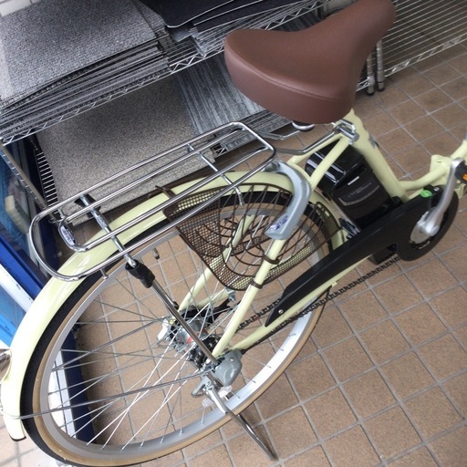 ⭐️春日市⭐️自転車⭐️電動⭐️26インチ⭐️クリーム色⭐️オシャレ⭐️
