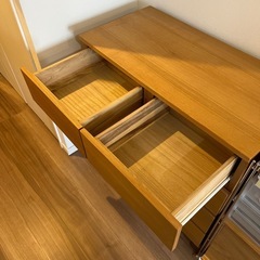 【無印良品】木製チェスト4段の画像