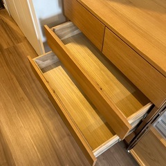 【無印良品】木製チェスト4段の画像