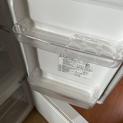 ［美品］106L 2ドア冷蔵庫 Nグラシア WHの画像