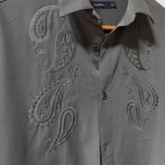 【RAGE BLUE】メンズ・オーバーサイズ刺繍シャツの画像