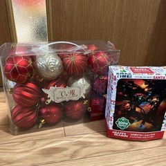 オーナメントとライト
