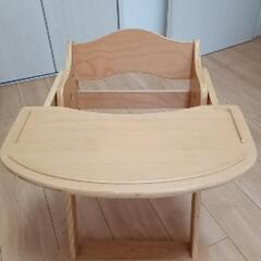 【美品】子供用木製ローチェア