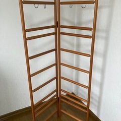 【美品 稀少】いこう 衣桁 木製 衣紋掛 着物 ディスプレイ コ...