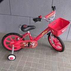 アイデス　幼児用自転車(16型)ディズニー　カーズ　