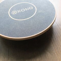 【中古品】1000円_バランスボード（木製）直径40㎝の画像