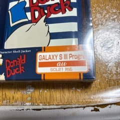 GALAXY  S３P R O G R E’(scl21対応)ドナルドダック携帯カバーの画像