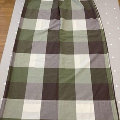 ウニコ　WAVESALAD カーテン　チェックの画像