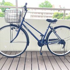 シティ自転車 フルート27インチ ダイナモライト 変速なし かなりきれい
