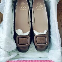 走れる！本革パンプス22.5cm