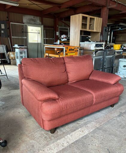 ニトリ 二人掛けソファー　オレンジ ニトリ キャッツシリーズ 2人掛けソファ オレンジ系