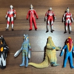ウルトラマン達　ソフビ　フィギュア